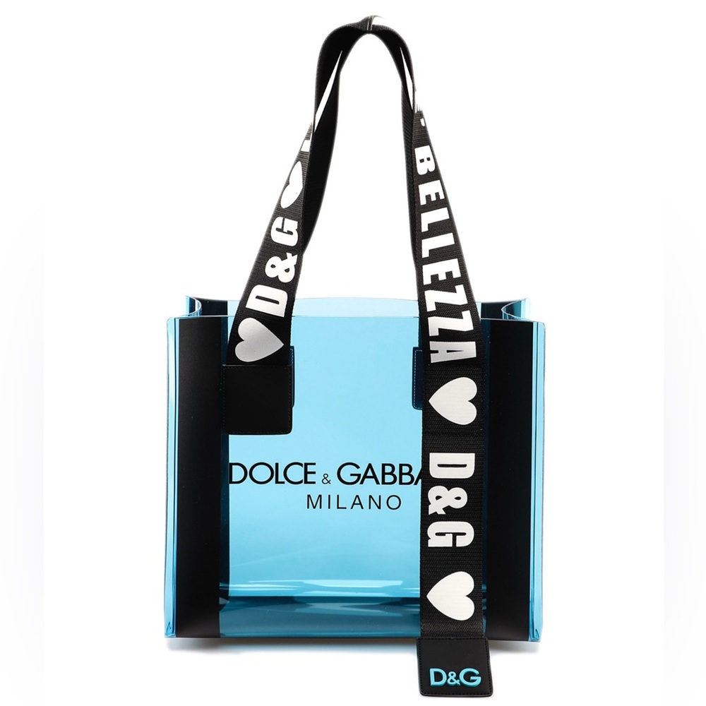 Dolce & Gabbana Blue and Black Tote Bag & Duster- pre-loved